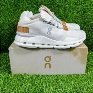 ON Running Cloudnova Women Shoes White Sand